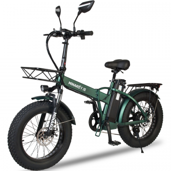 Электровелосипед Minako F10 Темно-зеленый