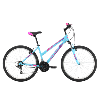 Велосипед Black One Alta 26 голубой/розовый/фиолетовый 14,5''