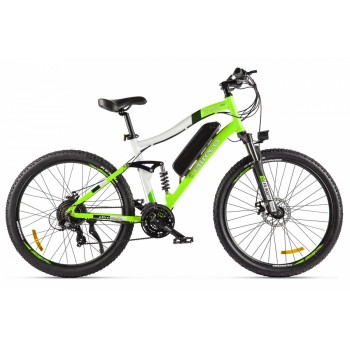 Электровелосипед велогибрид Eltreco FS900 new Зелено-белый