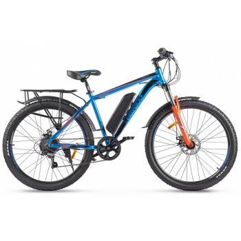Электровелосипед Eltreco XT-800 NEW Сине-оранжевый