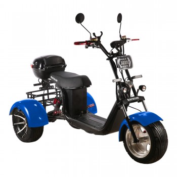 Электроскутер CityCoco SkyBoard Trike BR60-3000 PRO FAST синий