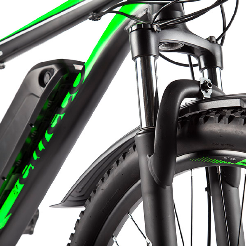 Электровелосипед Eltreco XT-800 NEW (черно-зеленый) 13