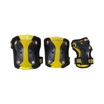 Набор защиты Tech Team Safe Fit Kids 5.0 Yellow (Желтый) Размер M