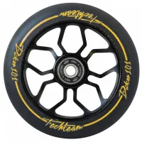 КОЛЕСО DUKER 101 110 MM черно-желтое